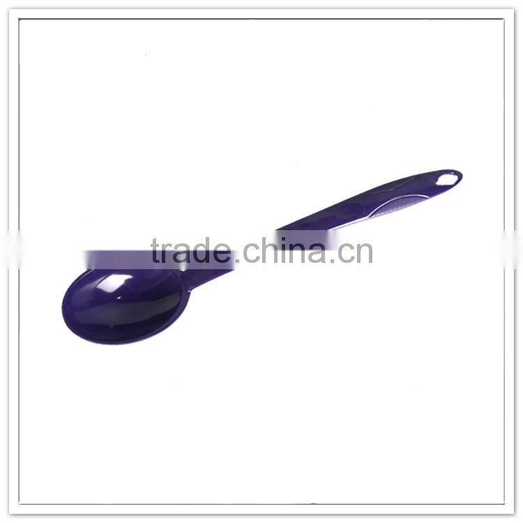 Solid color wholesale cheap recycled plastic soup spoon plastic soup spoon