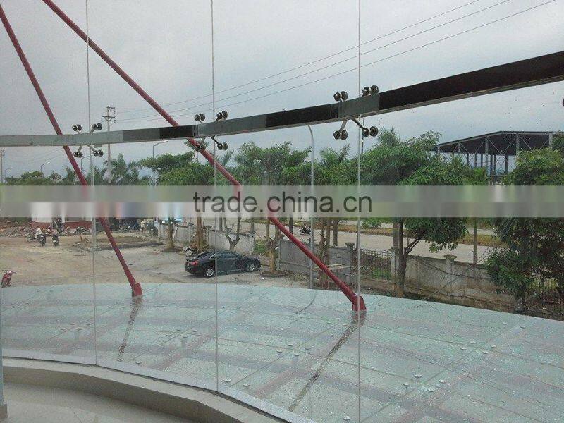 Tempered Clear Glass Spider System