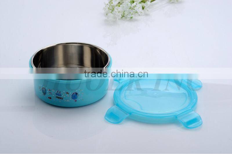 Kids Round Stainless Steel Lunch Box