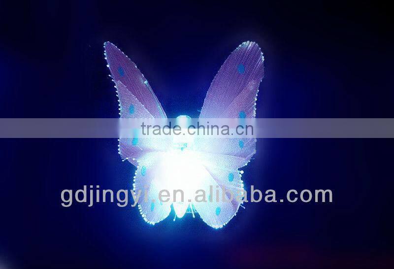 Wholesale small color-changing LED light Acrylic buttefly home decoration