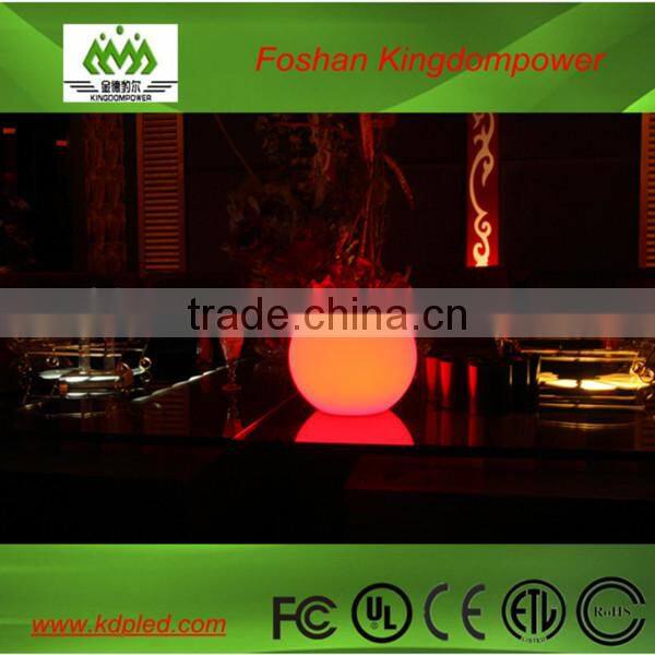 remote control color changing LED plastic oval