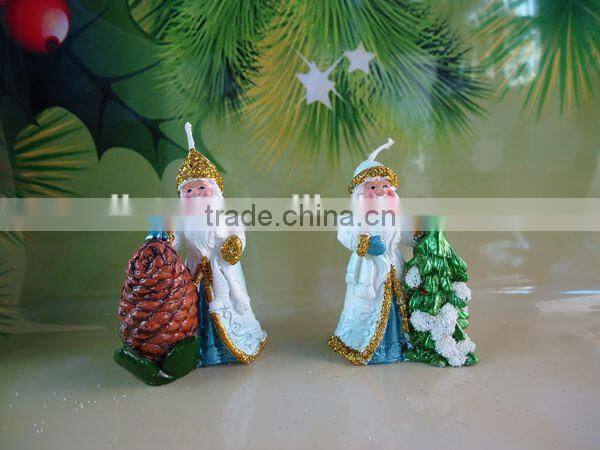 Cheap paraffin wax Christmas Candle ornament