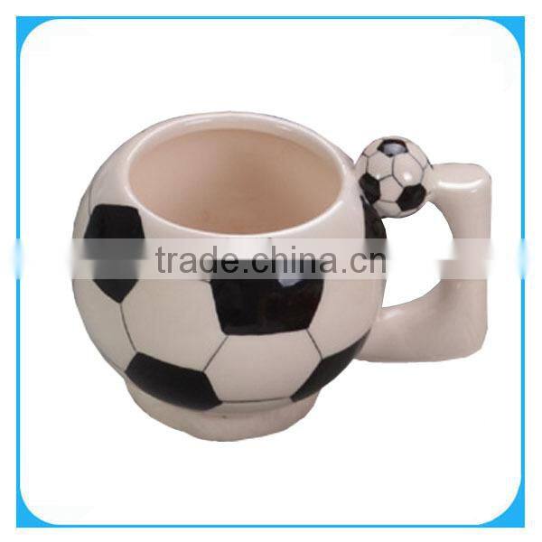 Ball shaped ceramic funny coffee cups