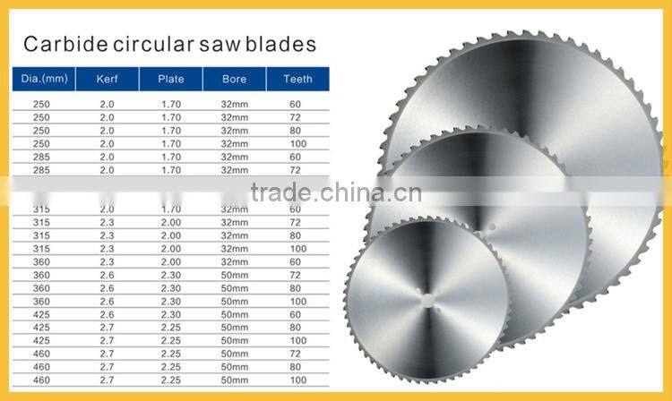 TCT saw blade for aluminium cutting