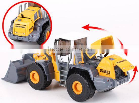1:50 diecast toy four wheel loader ZZC123465
