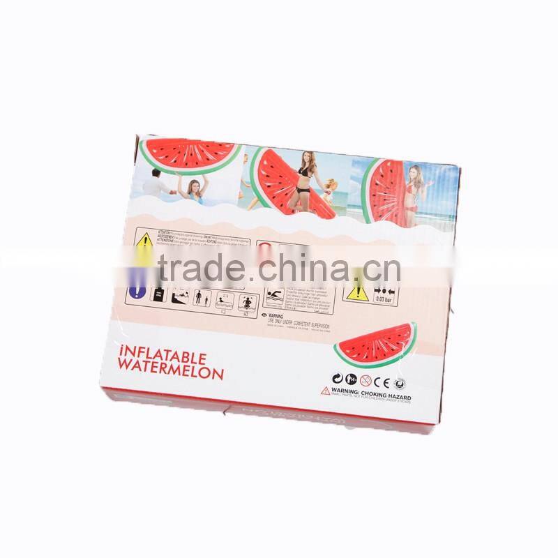hot sale leasure giant luxury inflatable watermelon slice pool lounge float outdoor swim ring and raft for fun