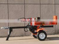 Italy Bologna Fair exhibited horizontal and vertical hydraulic Honda 6.5hp engine 16ton petrol powered wood splitter