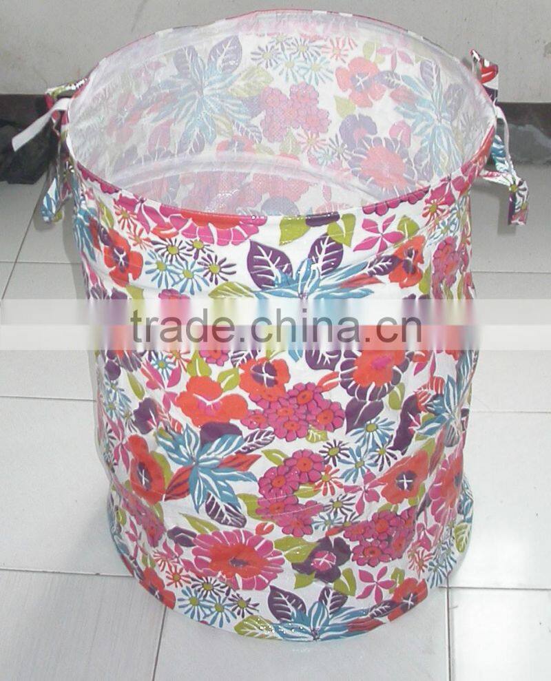 Promotional wholesale cheap reuable pop up leaf bag