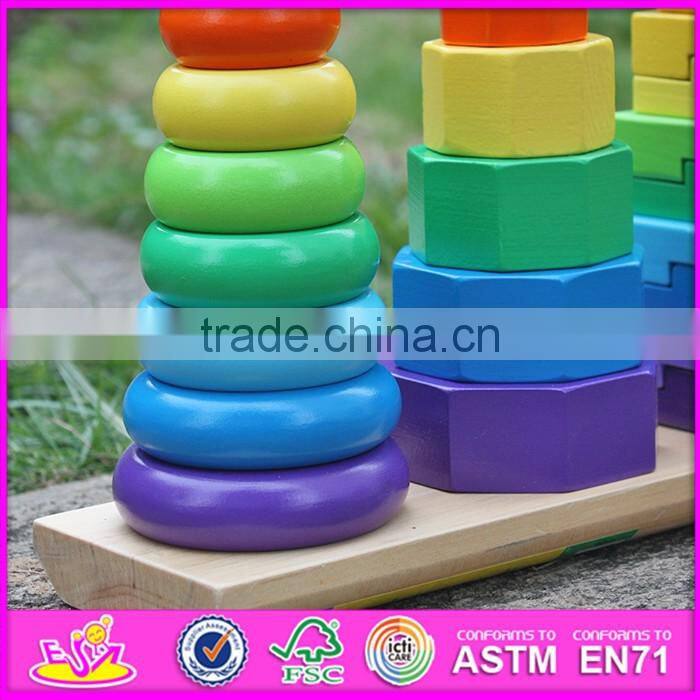 2016 new design children educational wooden shape sorter toy W13D130