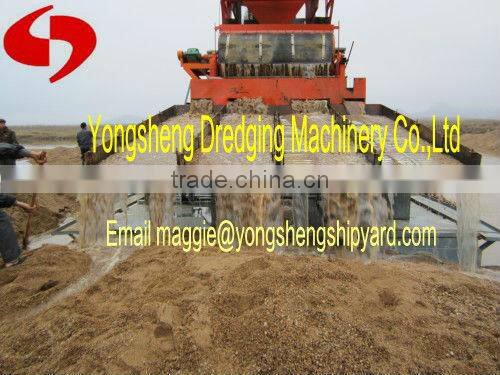 new gold panning dredger for sale in China