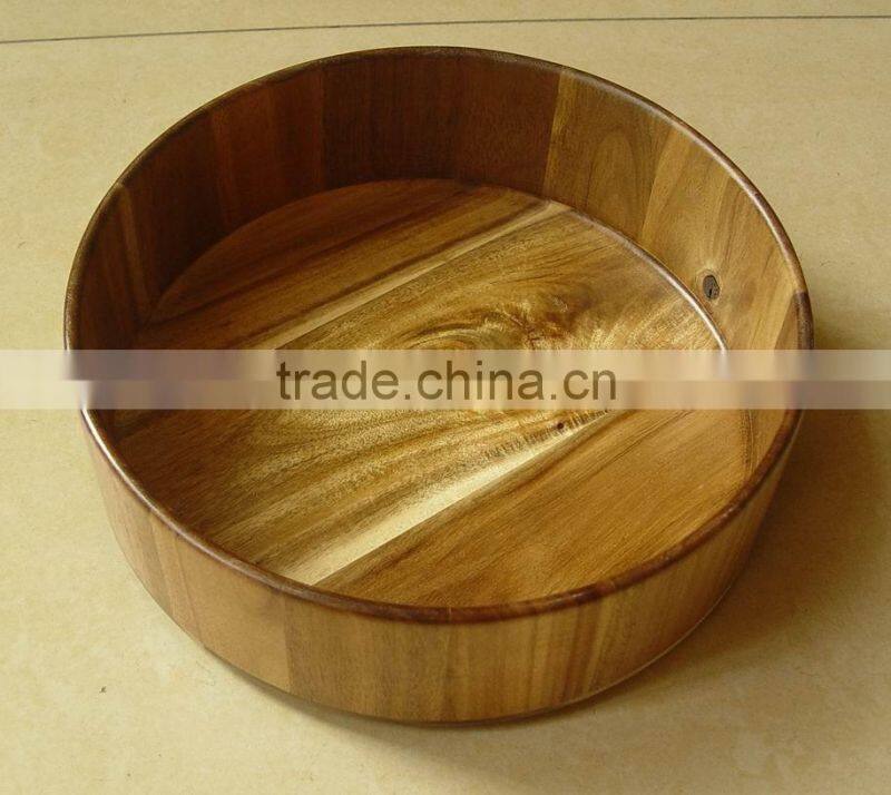 Gorgeous Acacia wood Salad Bowl, Different size and Heigh is available