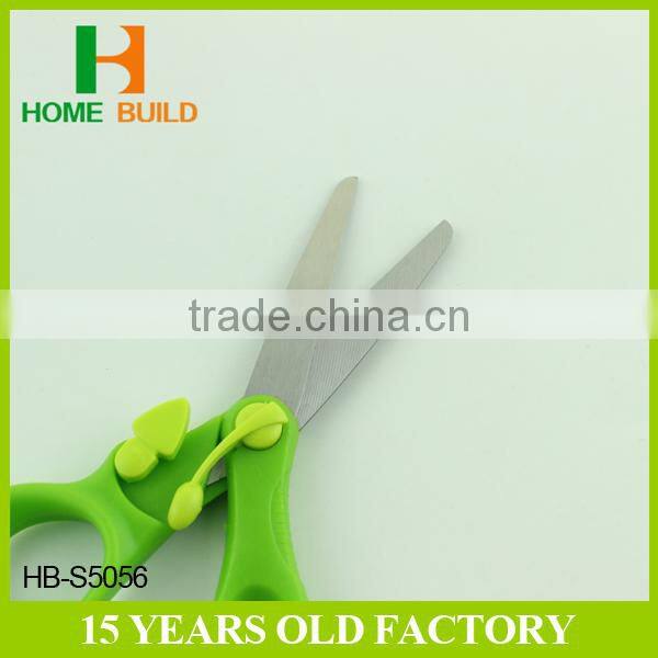 Factory price HB-S5056 5'' Stainless Steel Student Scissors with safety Lock