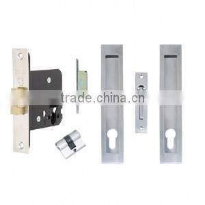 Europe hole flush pulls 3 lever Sliding Door Mortice dead Lock