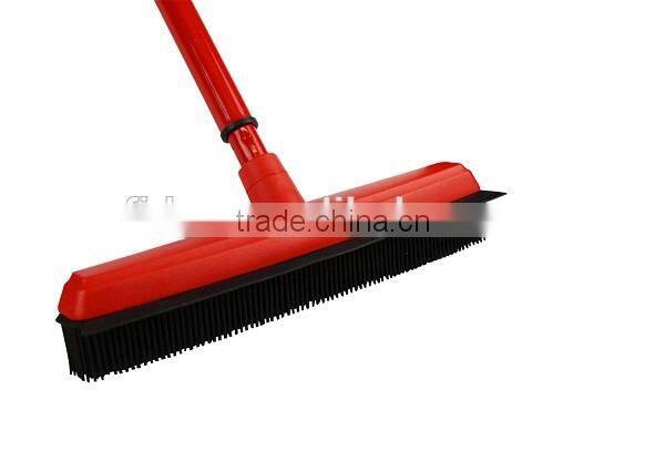 telescopic handle soft rubber tpr floor wash brush