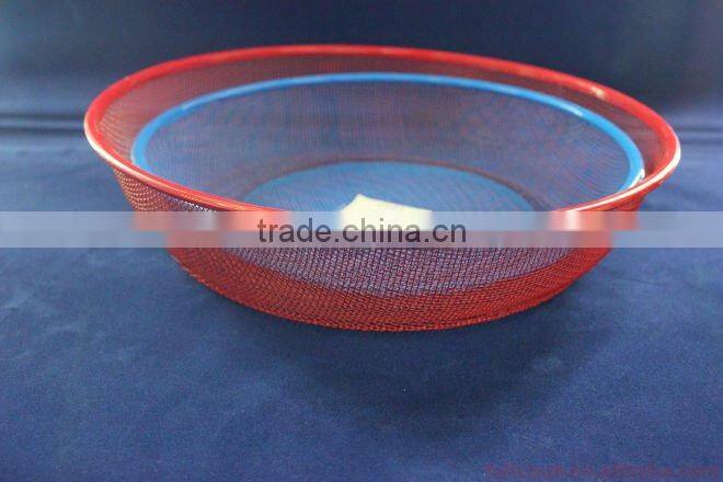 Colorful rounded shape food basket, fruit basket, vegetable basket