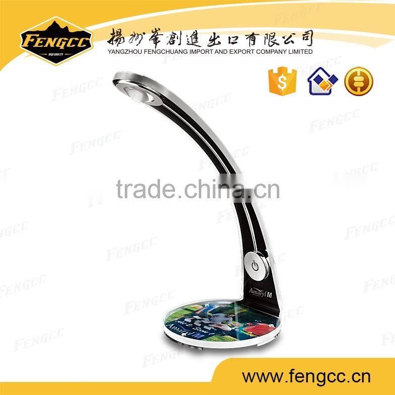 High quality Led lighting desk lamp with USB port of photo changable
