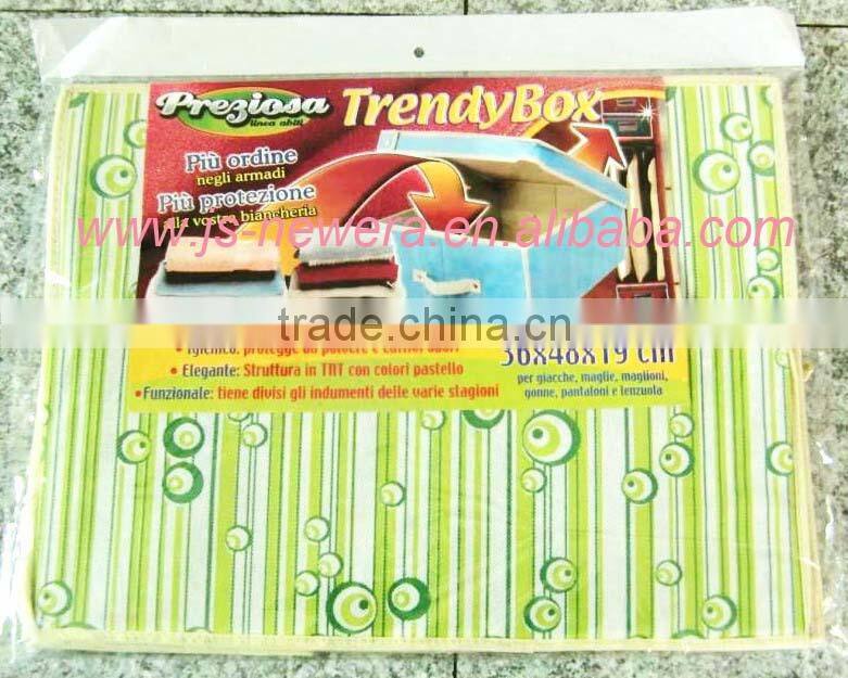 Folding Delicate Print Non-woven Fabric perfume Storage Box