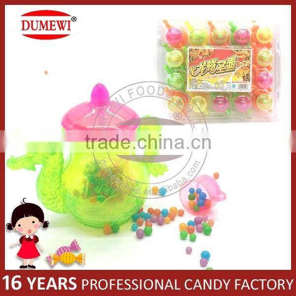 Fancy Dragon Shape Teapot Hard Candy Magic Toys