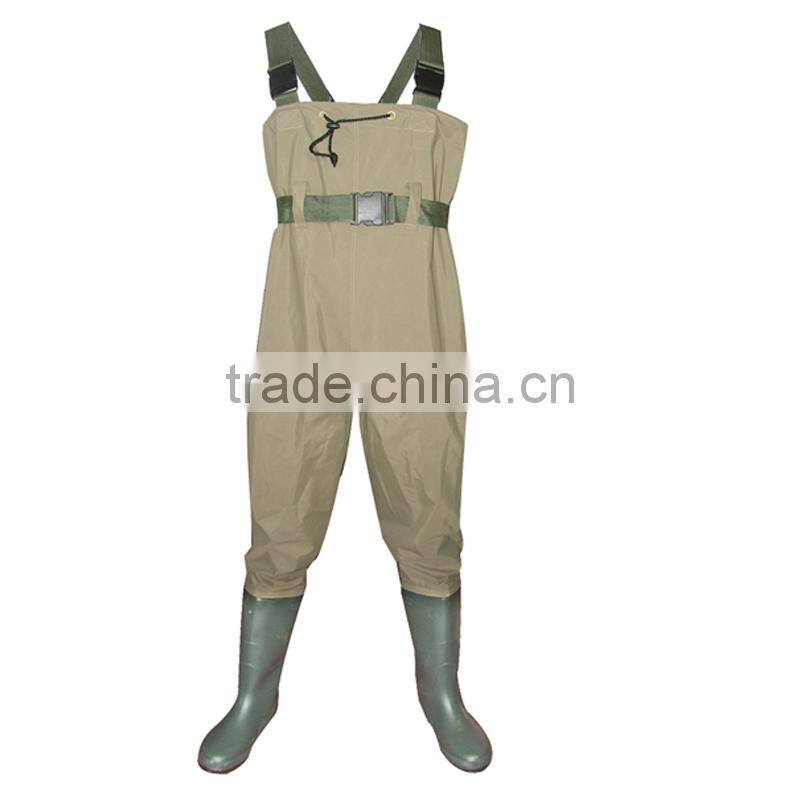 hotsale pvc nylon fishing wader from manufacturer