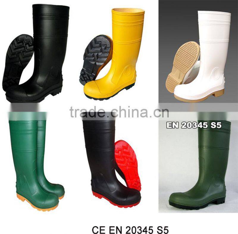 Industrial Anti-slip PVC Safety work Gumboots