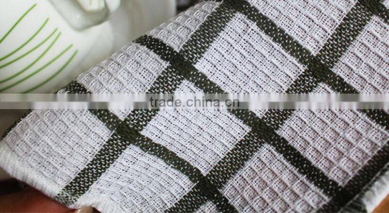 30cm x30cm cheap cotton wholesale printed household cleaning weave dish towels