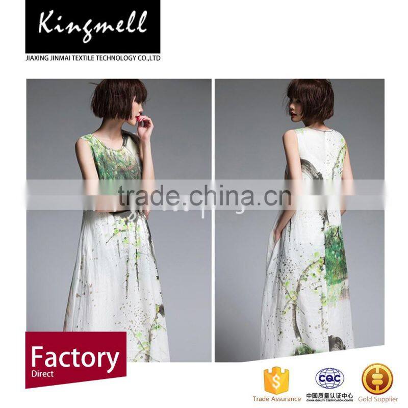 Digital printing silk chiffon fabric wholesale /printed silk chiffon fabric