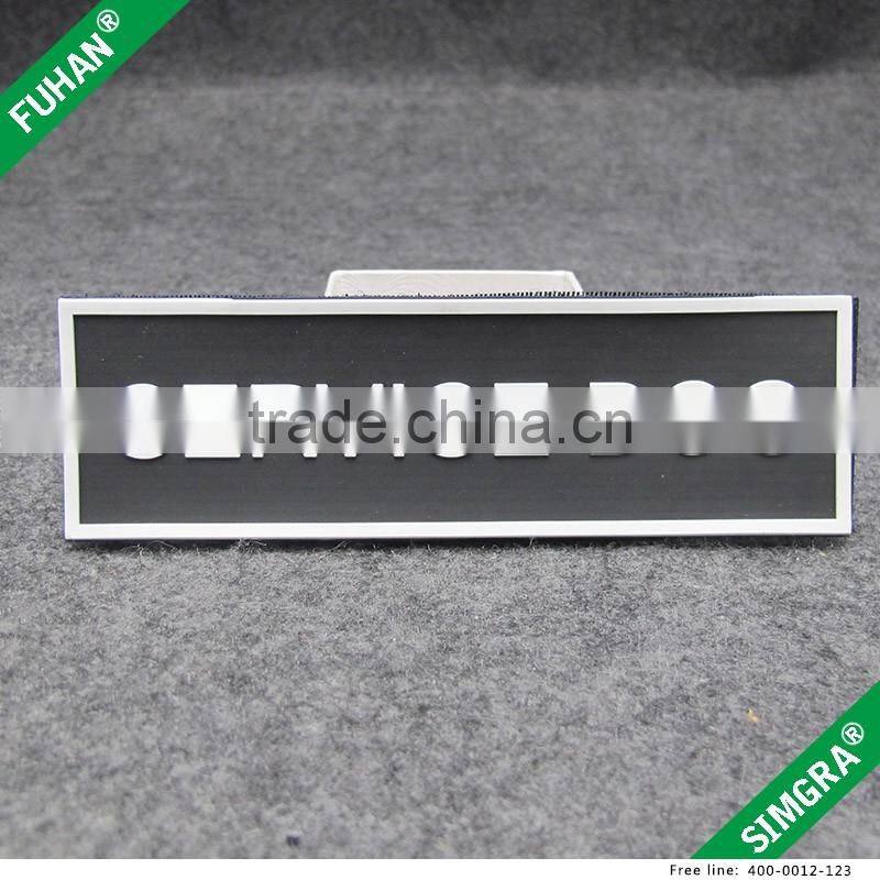 China supply embosssed magic tape pvc patch