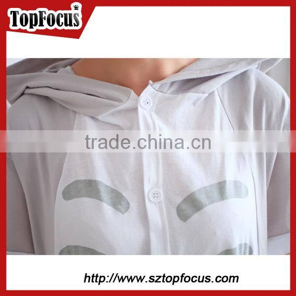 cheap wholesale short cartoon summer adult footless pajamas onesie