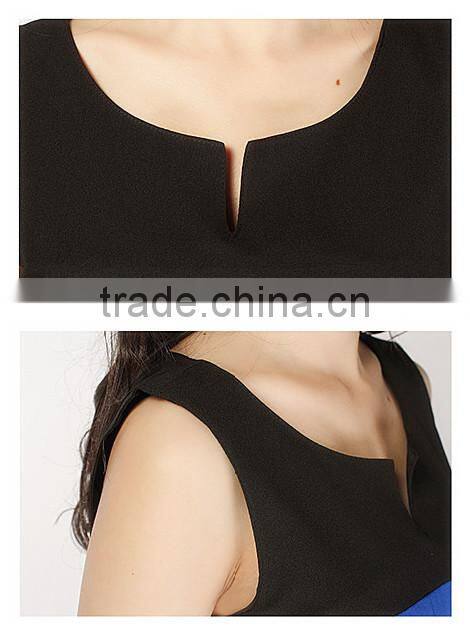 2015 High Quality Latest Fashion Design Ladies Casual Blouse for chiffon fabric