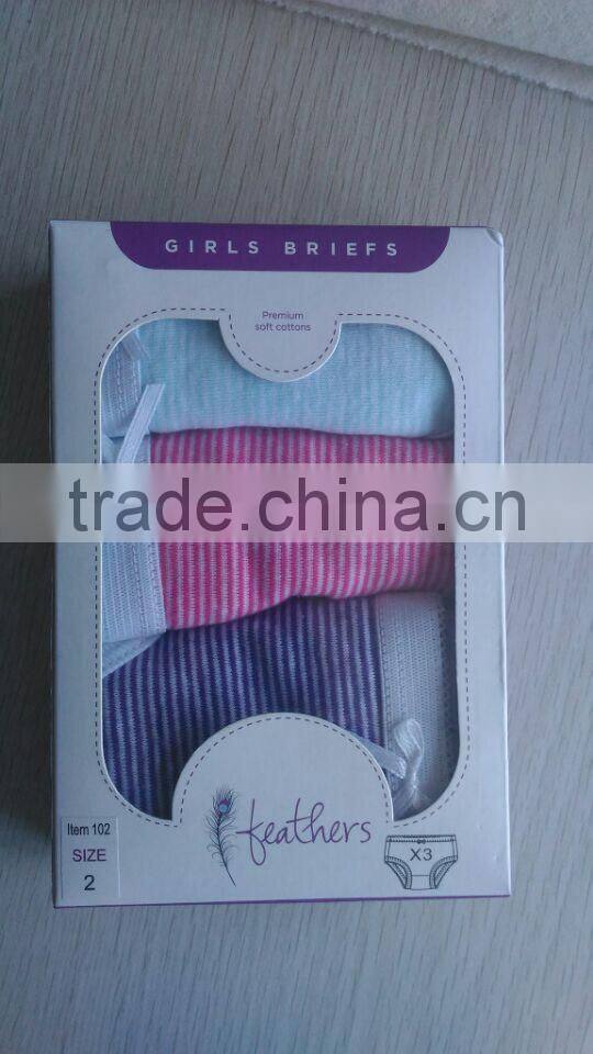 2 years to 14years Premium Soft Cottons Girls Briefs