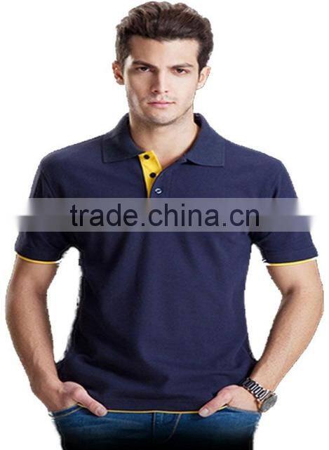 2016 New Brand Men's Summer Fashion Short Sleeve Polo Shirt 100% Cotton T Shirt