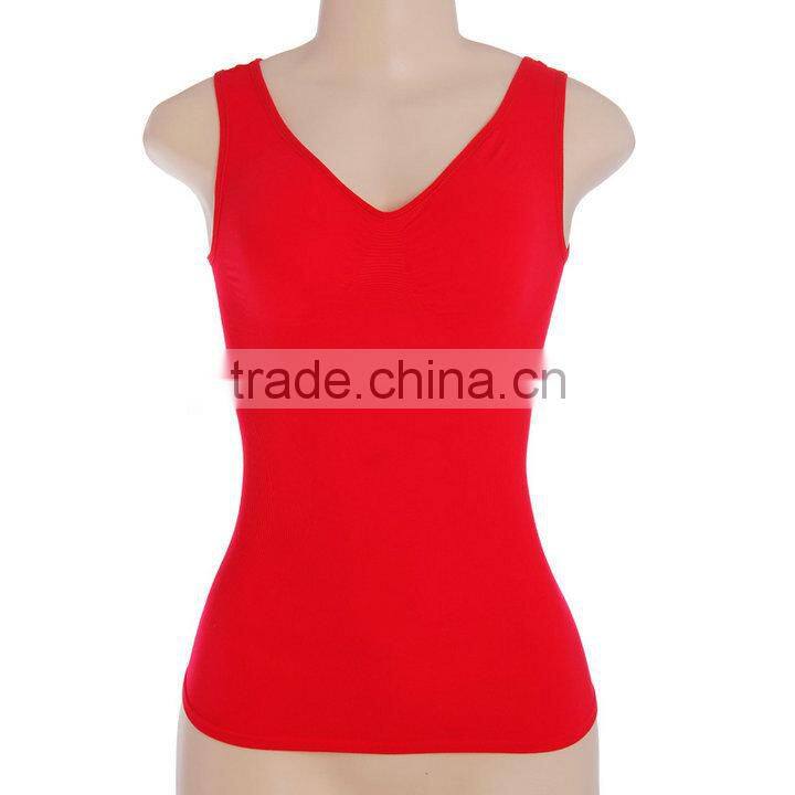 seamless polyamide and spandex ladies tank top