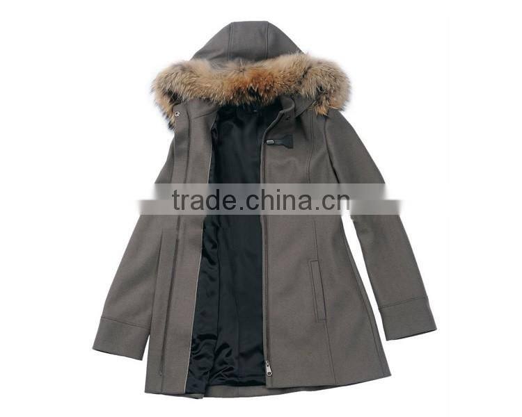AB2910 women fur edging hood winter warm clothing