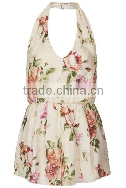 New Summer Halter Ladies One Piece Jumpsuit/Playsuit