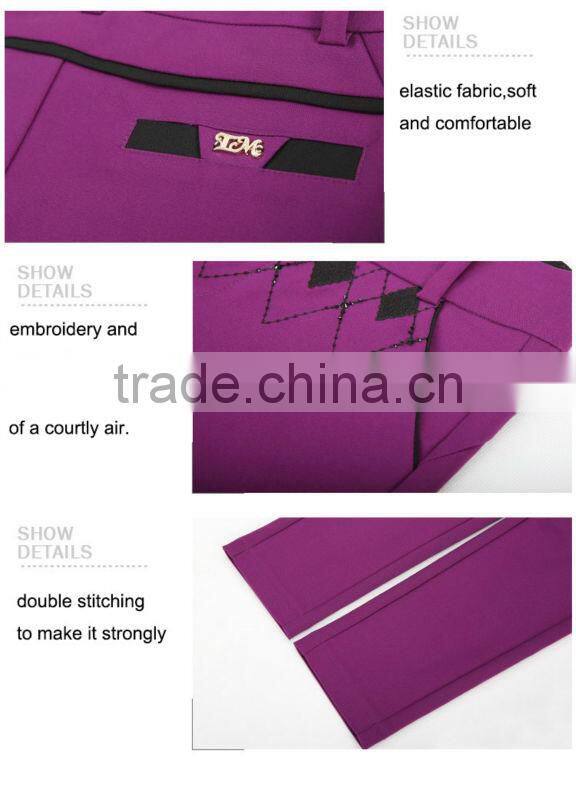 New product Promotion casual tight 98 cotton 2 spandex pants