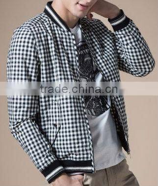 black and white smart leisual jacket for man