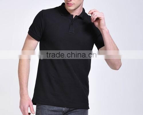 Clothing Manufacturers Black polo shirt for embroidery
