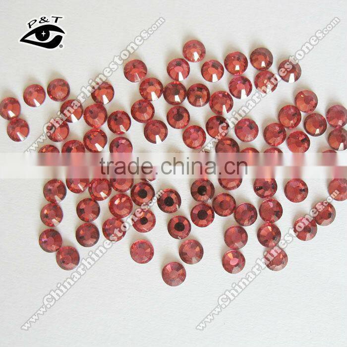 Machine cut rhinestone flat back ss16 Rose color for dress shoes