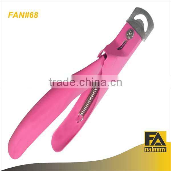 Tip Nail Cutter Stainless Steel with plastic Handle