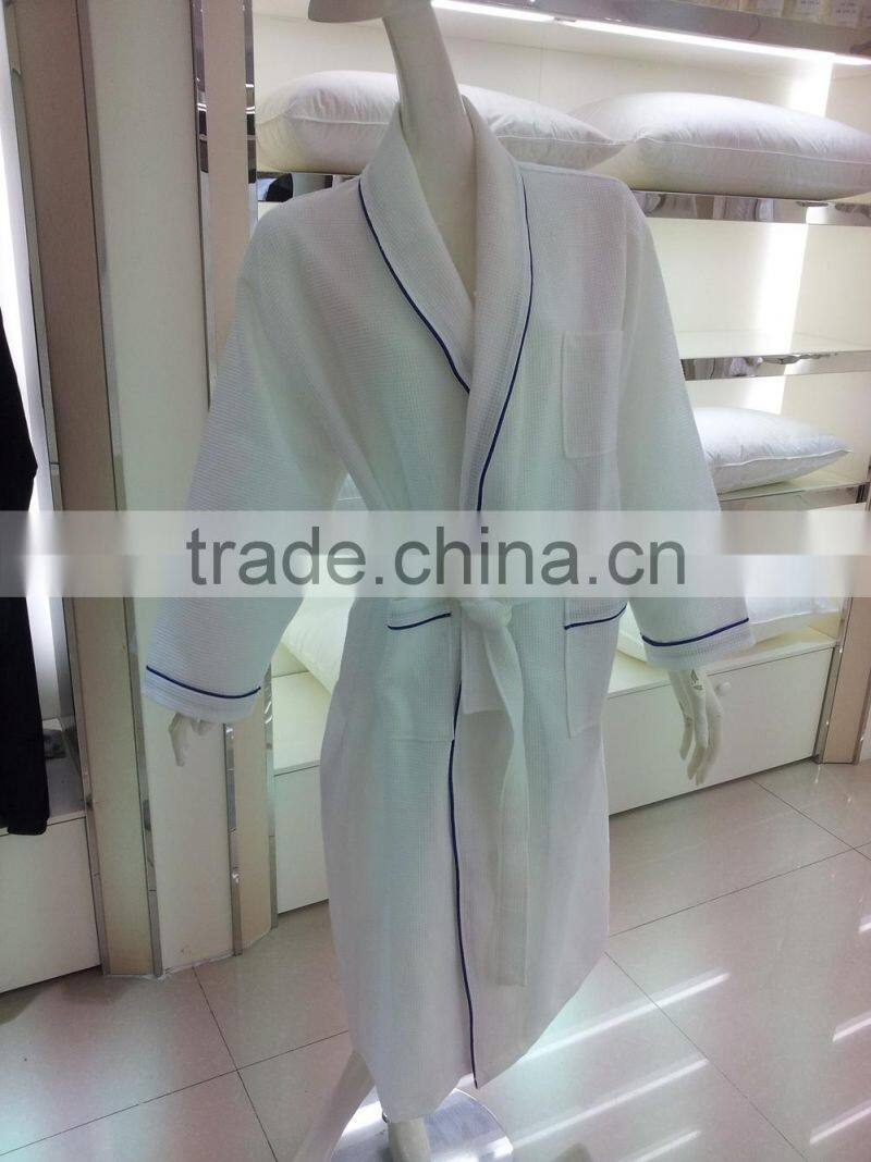 Hotel embroidery waffle Bathrobe