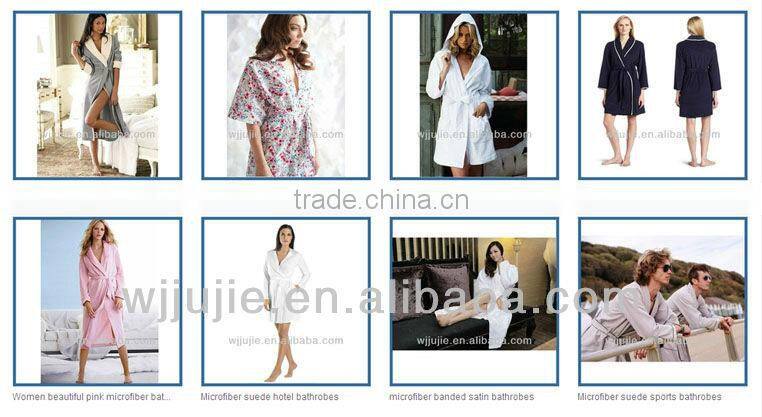 bright colored bathrobe