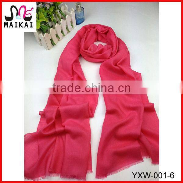 Wholesale 2014 winter hot fashion 100% wool blue scarf