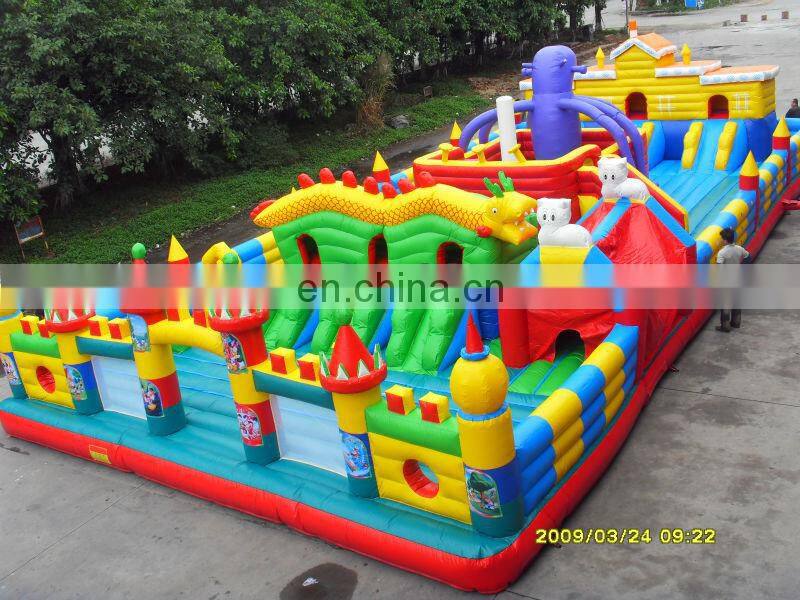 HI Children games inflatable amusement park toys, outdoor inflatable playground equipment