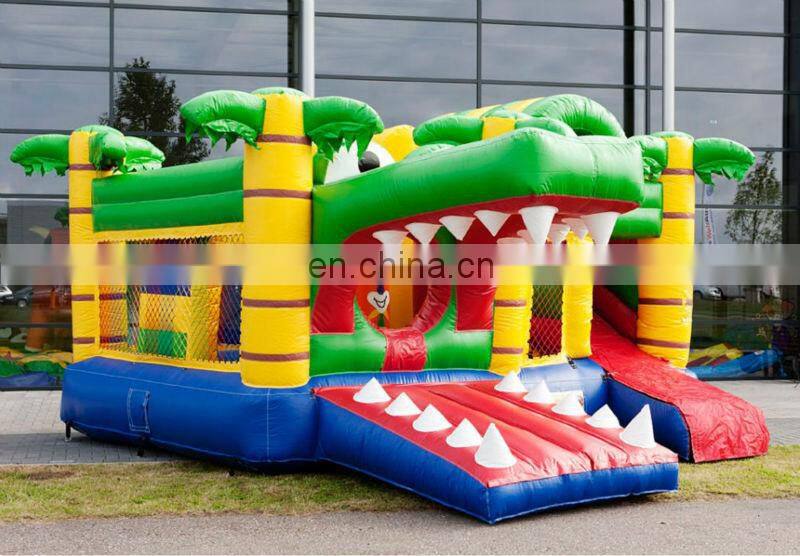 Cheap Sale Inflatable Kids Amusement Shark Combo