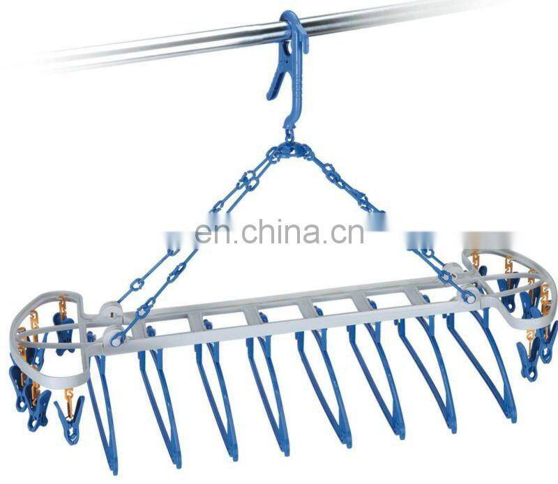 12 pegs 8 hangers clothes drying rack plastic cloth drier