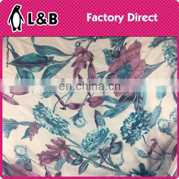 Wholesale popular beautiful digital print polyester fabric/cloth material fabric