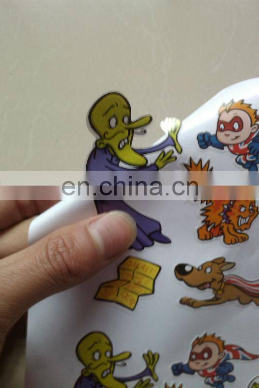 Hot Selling Promotional printed cartoon vinyl sticker