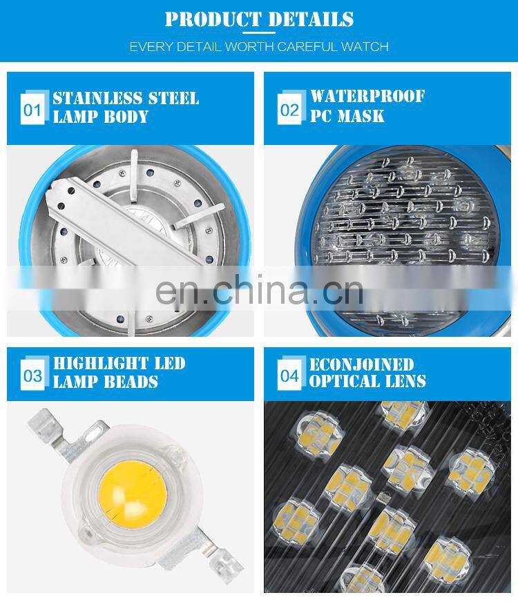 IP68 RF RGB Color Change Swimming Pool IP68 LED Light