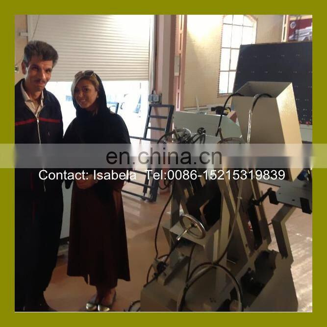 New type three axis PVC UPVC Plastic window automatic water slot mill machinery