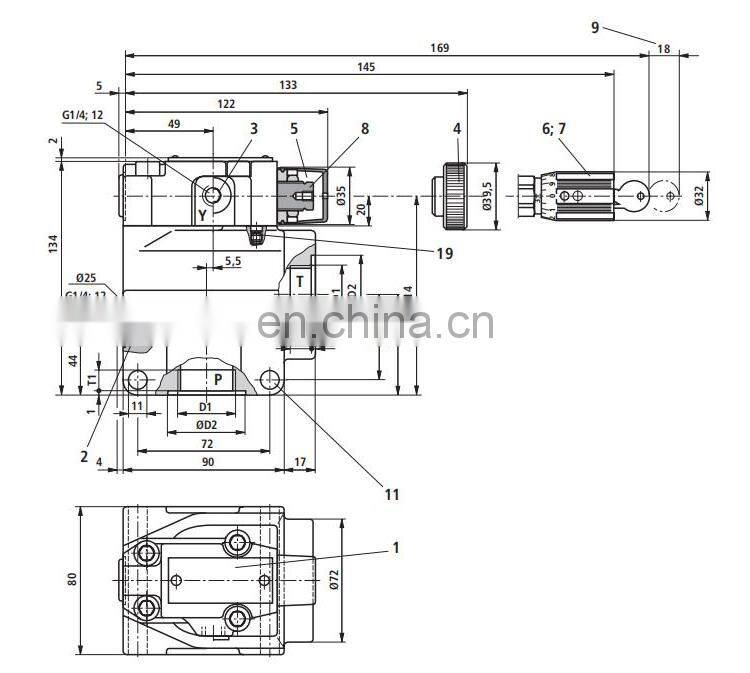 Rexroth DB20-2-52/315 pilot relief hydraulic overflow valve